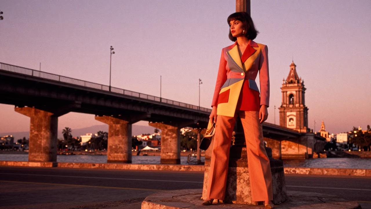 Copper-toned Light Before Dusk on Copper Light in Guadalajara in in Guadalajara, Mexico