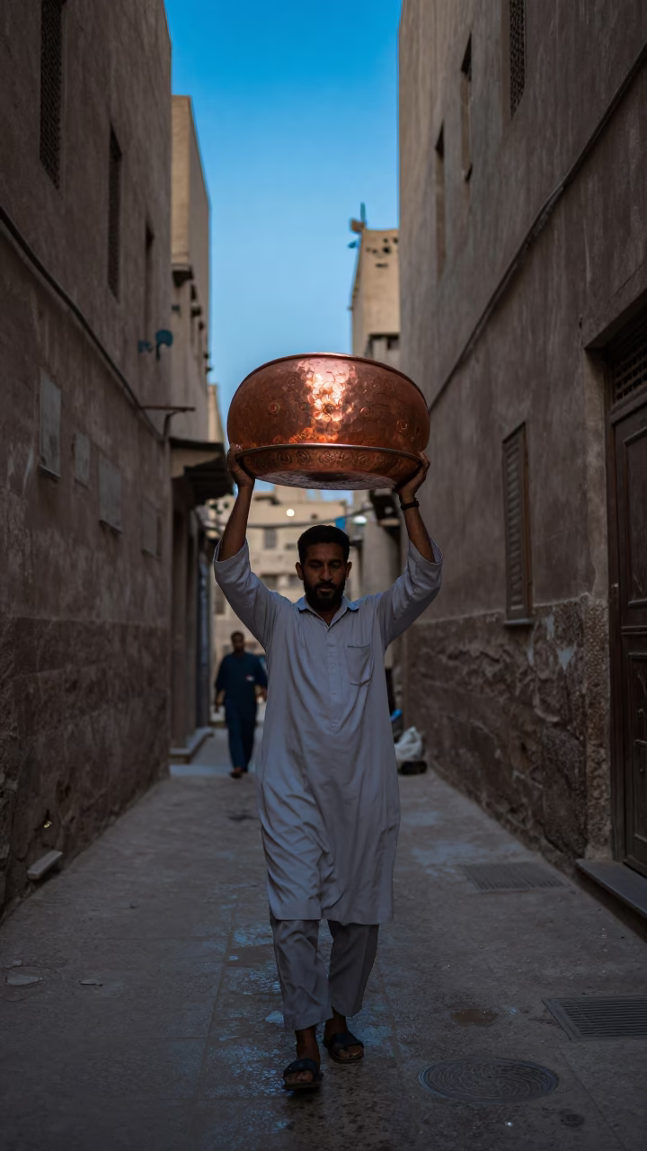 Copper Tray in Cairo in in Cairo, Egypt