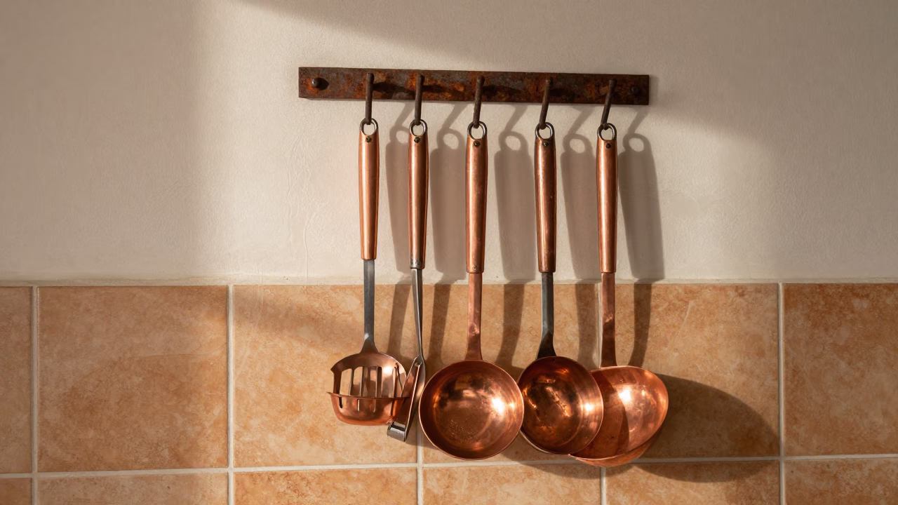 Copper Whisks in Bologna in in Bologna, Italy