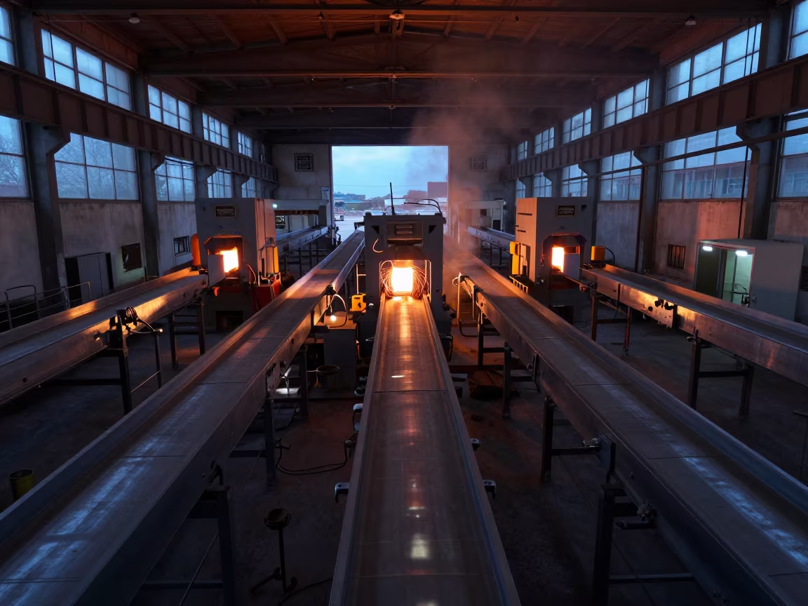 Copper Wire Drawing Mill Twilight Algeria in inside a packing hall with stainless conveyors in Algeria