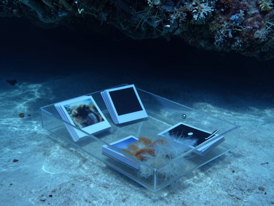 Coral Dip Tray Beside Reef Crevice Zanzibar in beside a reef crevice under clear water near Zanzibar