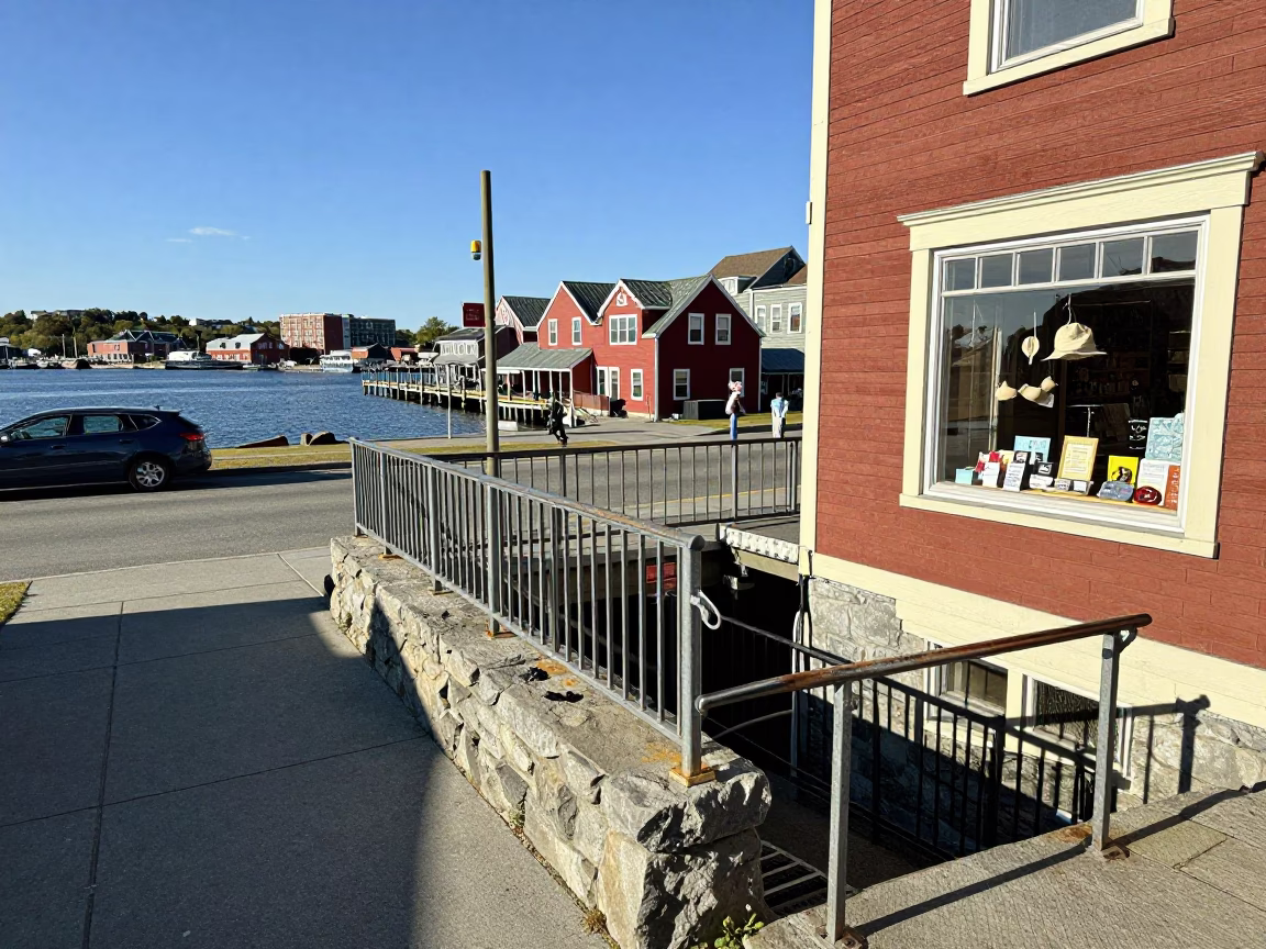 Corner Afternoon in Halifax at Afternoon Light in in Halifax, Nova Scotia, Canada