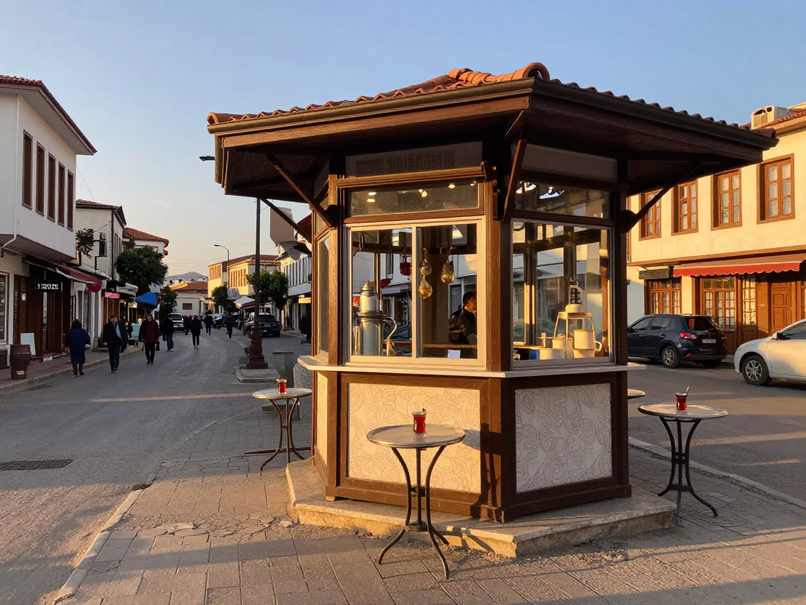 Corner Kiosk in Izmir in in Izmir, Turkey