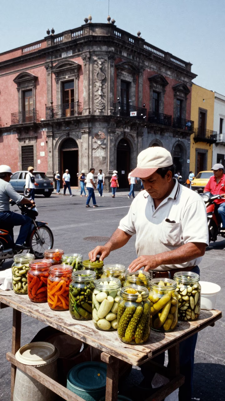 Corner Midday at Midday Light in Mexico City in in Mexico City, Mexico