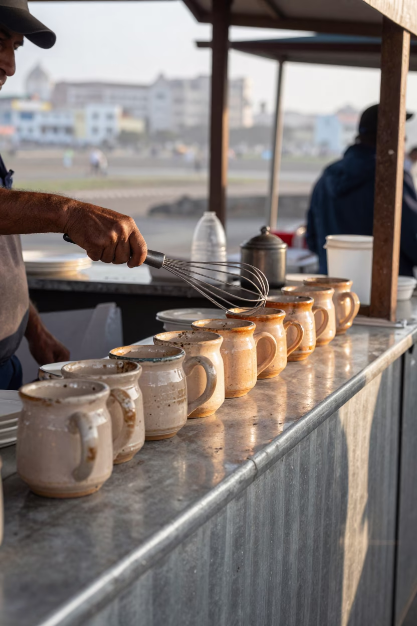 Counter Activity in Lima in in Lima, Peru