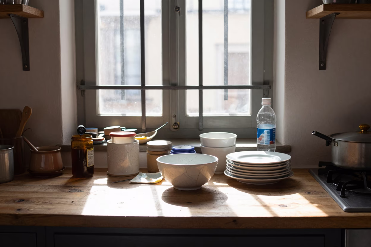 Counter Clutter in Milan in in Milan, Italy