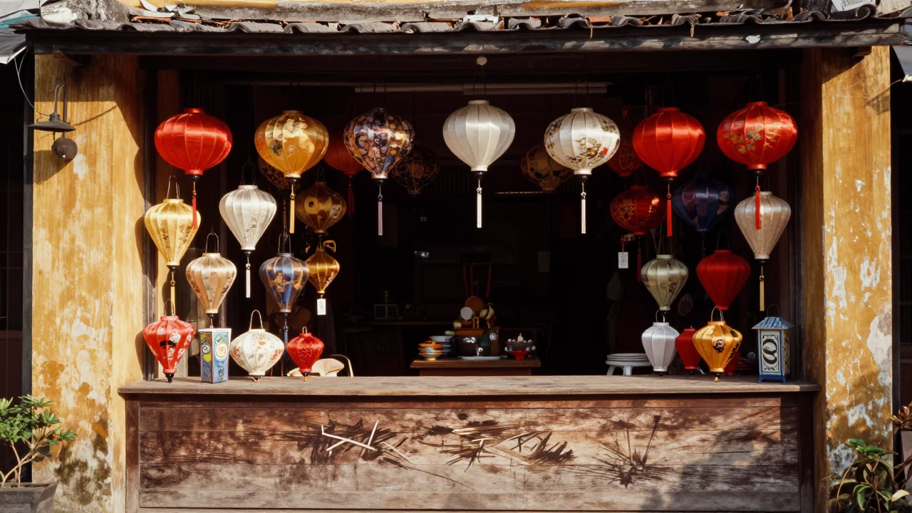 Counter Display in Hoi An in in Hoi An, Vietnam