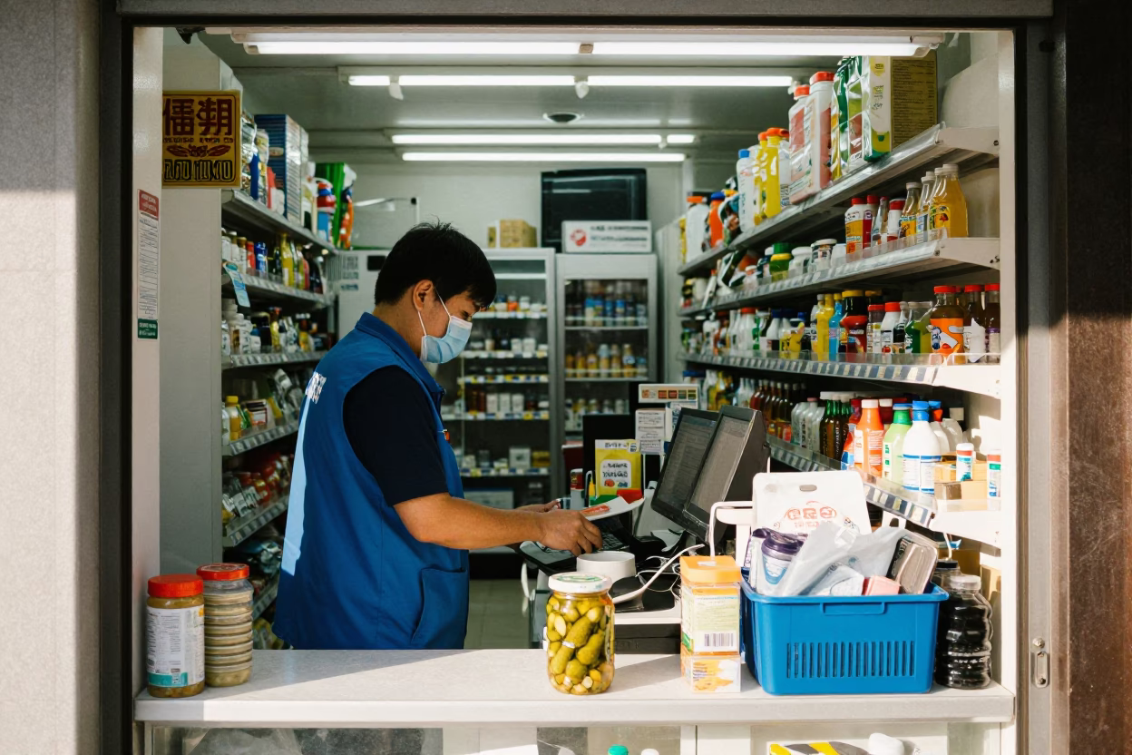 Counter Interaction in Taipei in in Taipei, Taiwan