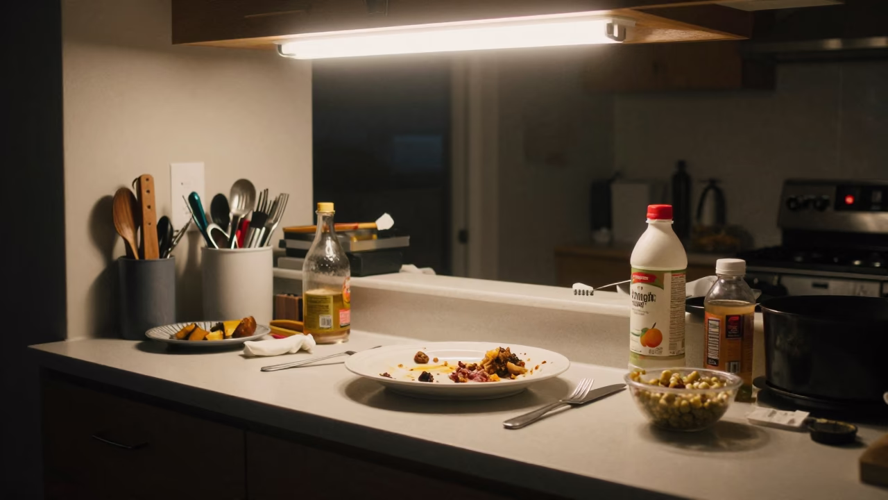 Counter Scene in San Diego at Midnight Light in in San Diego, California, United States