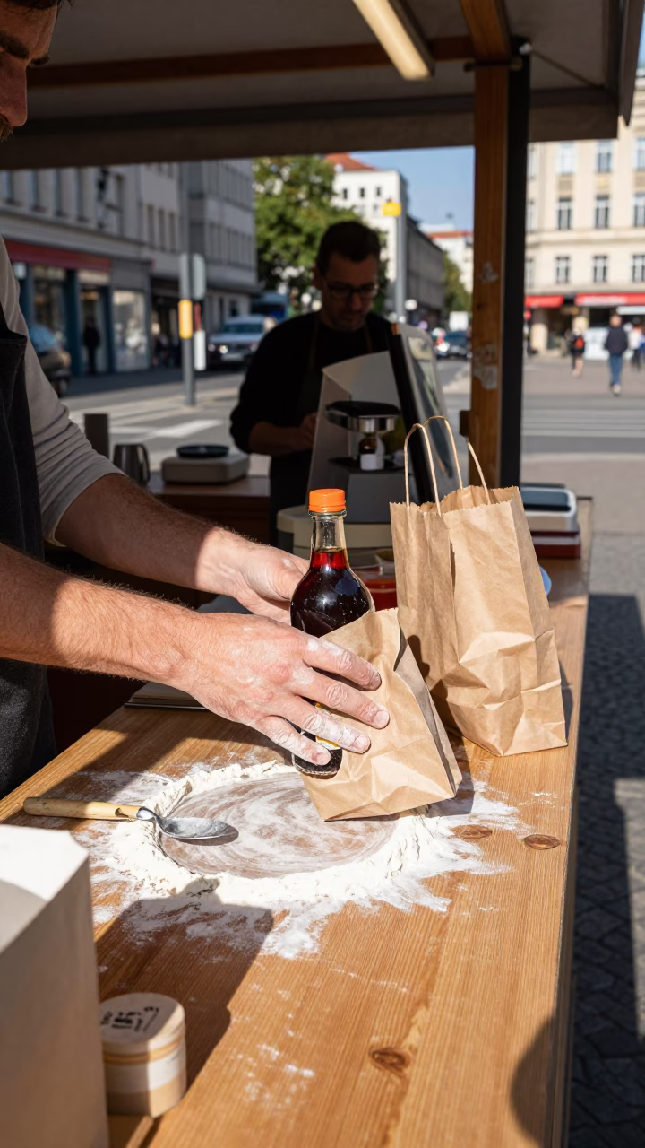 Counter Transaction in Berlin in in Berlin, Germany