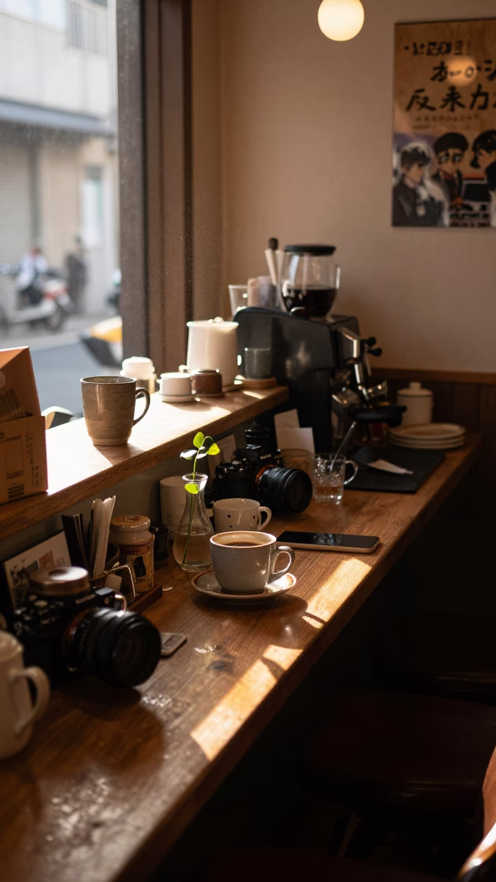 Counter Workspace in Osaka in in Osaka, Japan