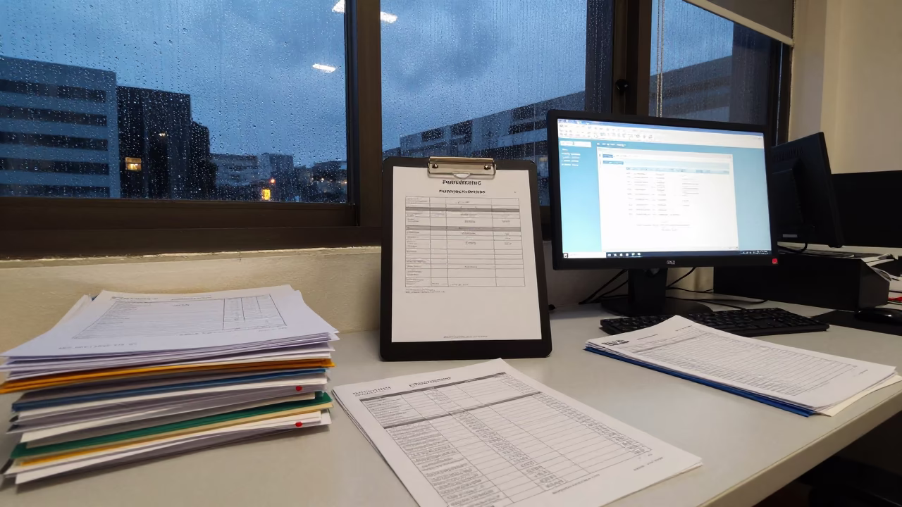 Courier Manifest Stand at Twilight in Iloilo Coworking in inside a coworking floor near Iloilo