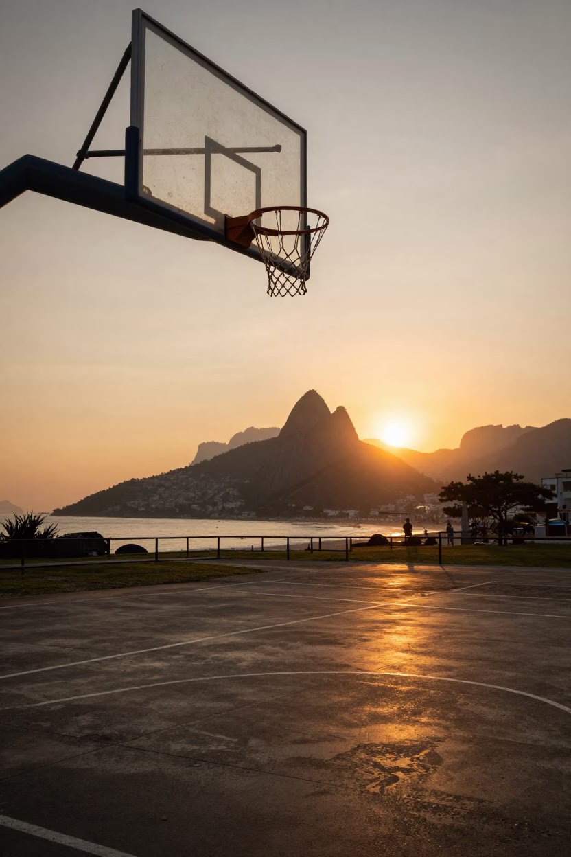 Court in Rio De Janeiro in in Rio de Janeiro, Brazil