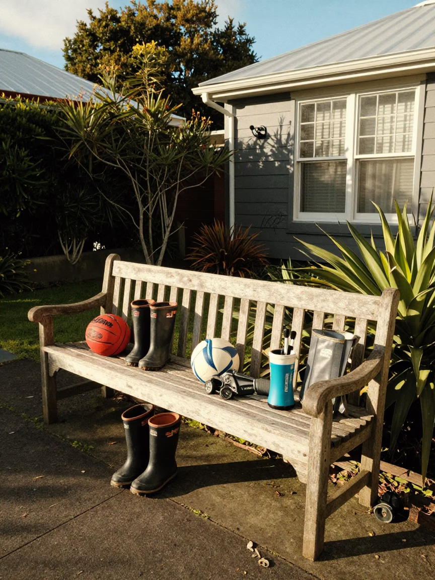 Courtyard Bench in Wellington in in Wellington, New Zealand
