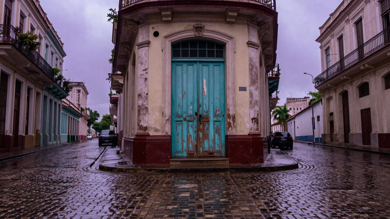 Courtyard Entrance in Havana in in Havana, Cuba