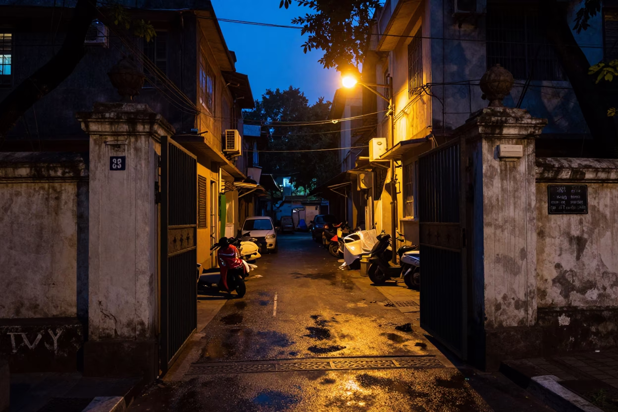 Courtyard Entrance in Kolkata in in Kolkata, India