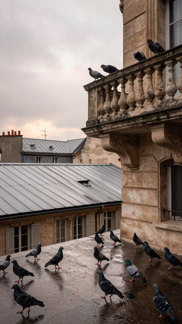Courtyard Objects in Paris in in Paris, France