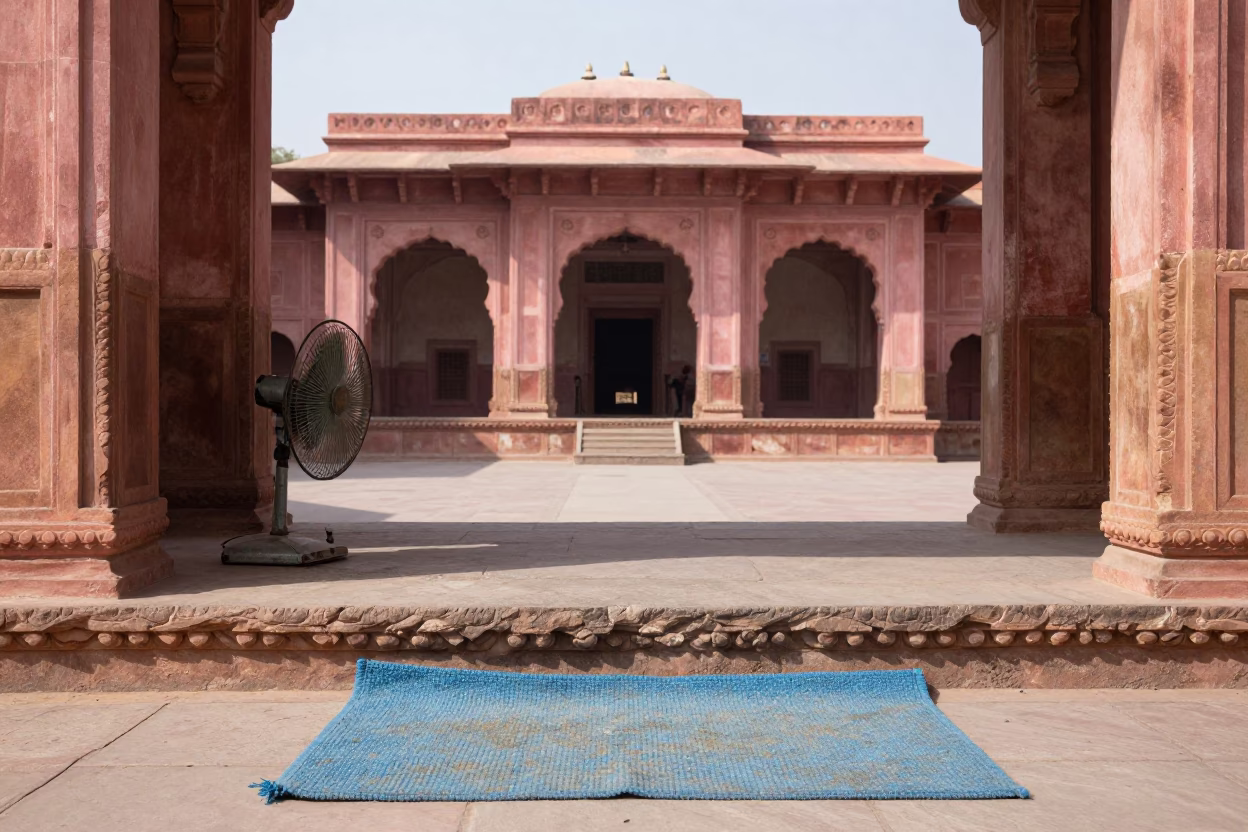 Courtyard Threshold in Jaipur in in Jaipur, India