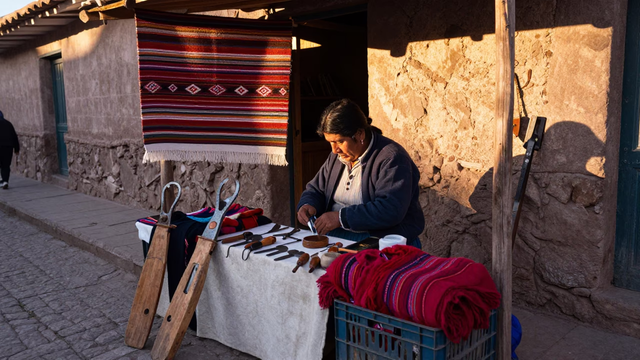Crafting Tools in Cusco in in Cusco, Peru