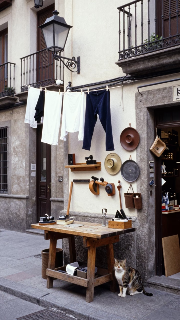 Craftsman's Workbench in Madrid in in Madrid, Spain