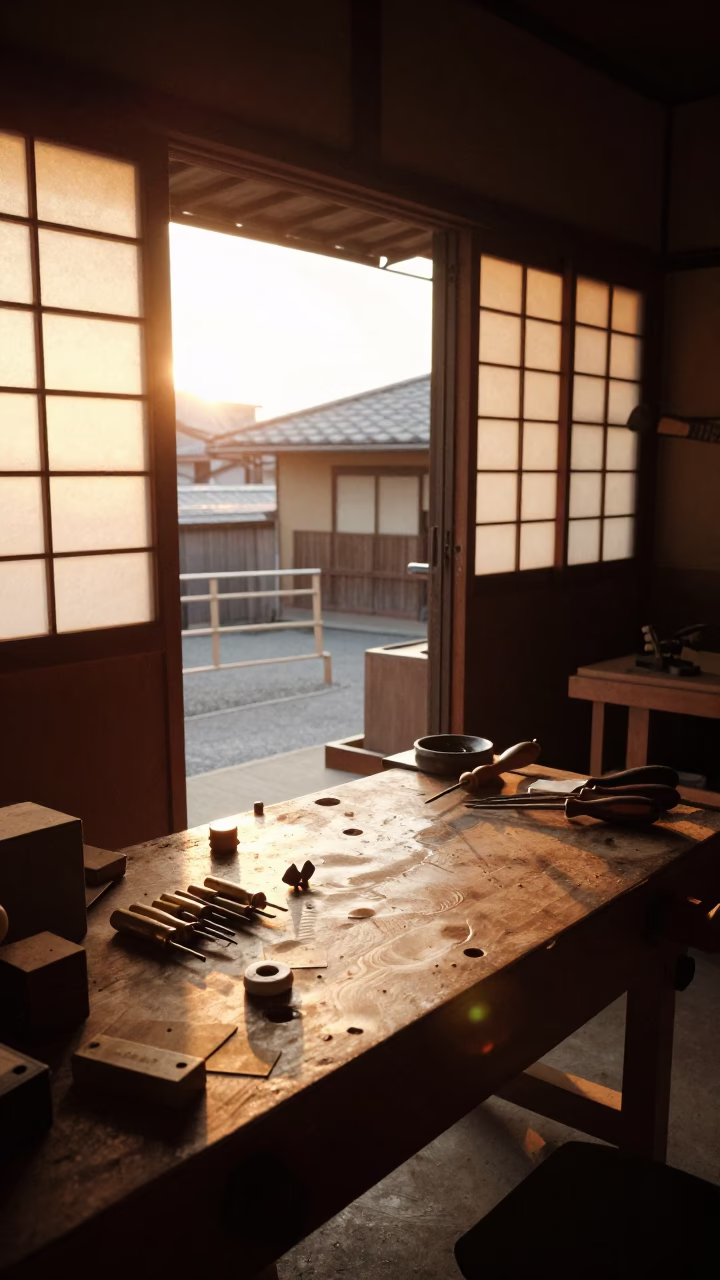 Craftsman's Workbench in Tokyo in in Tokyo, Japan