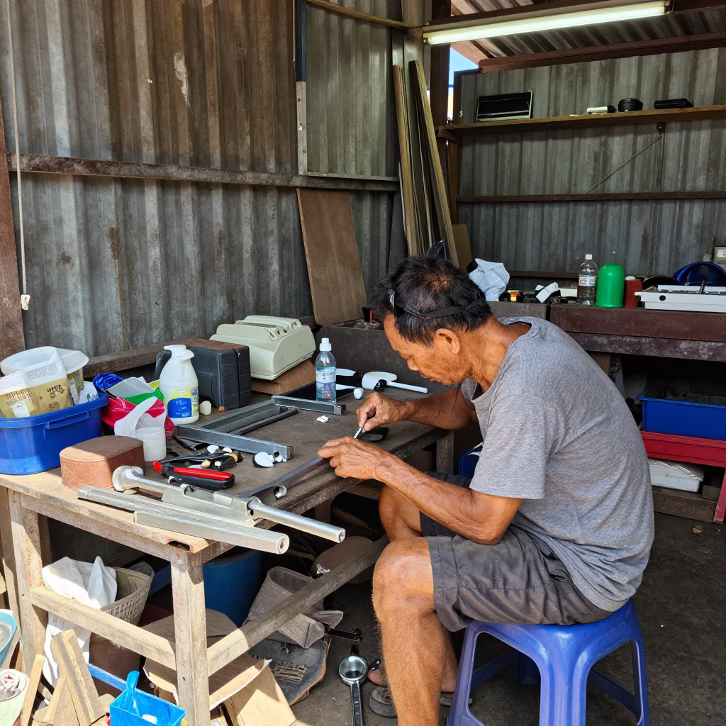 Craftsman Working in Phuket in in Phuket, Thailand