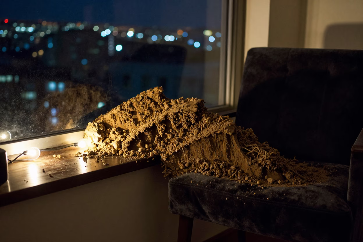 Creeping Soil Terrace on Velvet Chair Near Nairobi in on a velvet chair near Nairobi