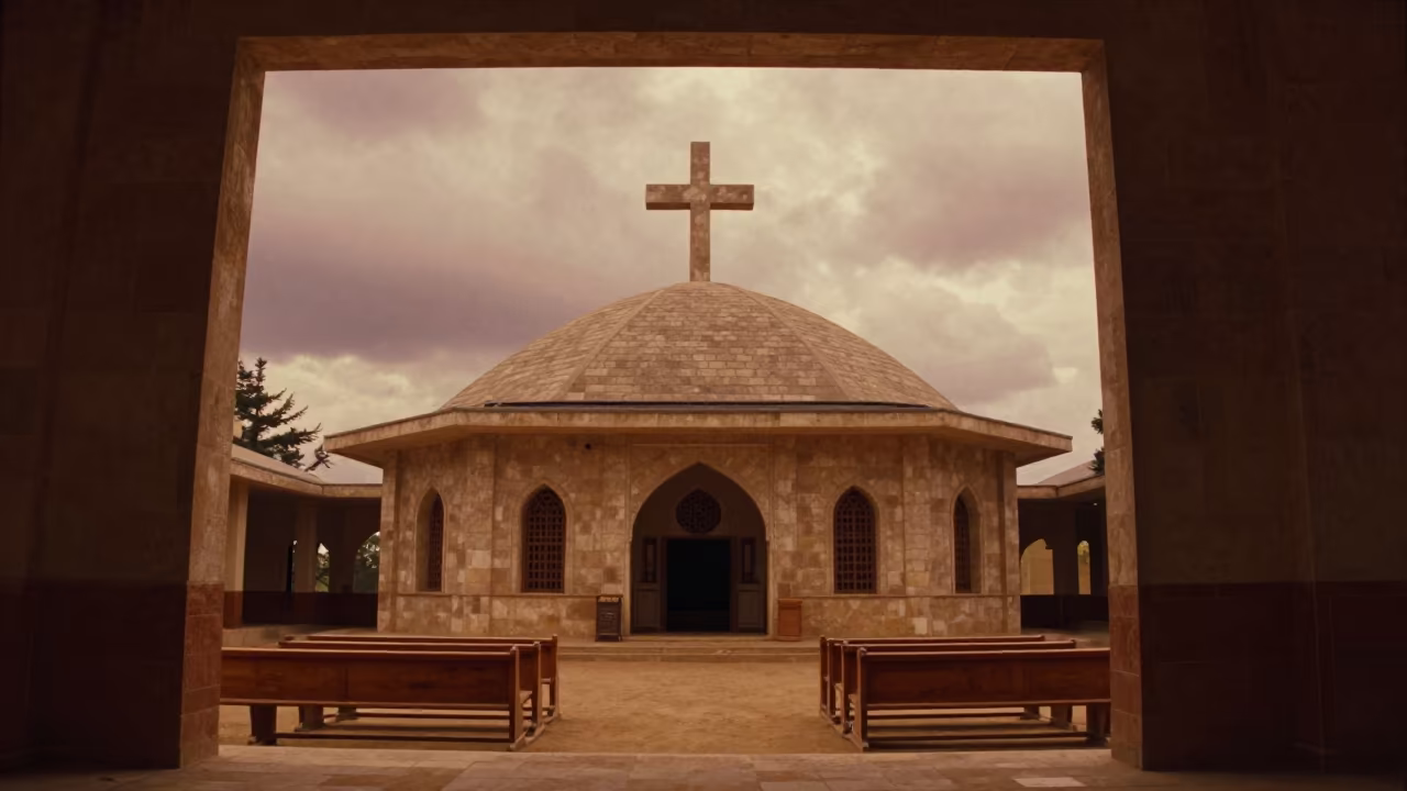 Cross Shaped Roof in Dodoma Prayer Hall in in a prayer hall in Dodoma