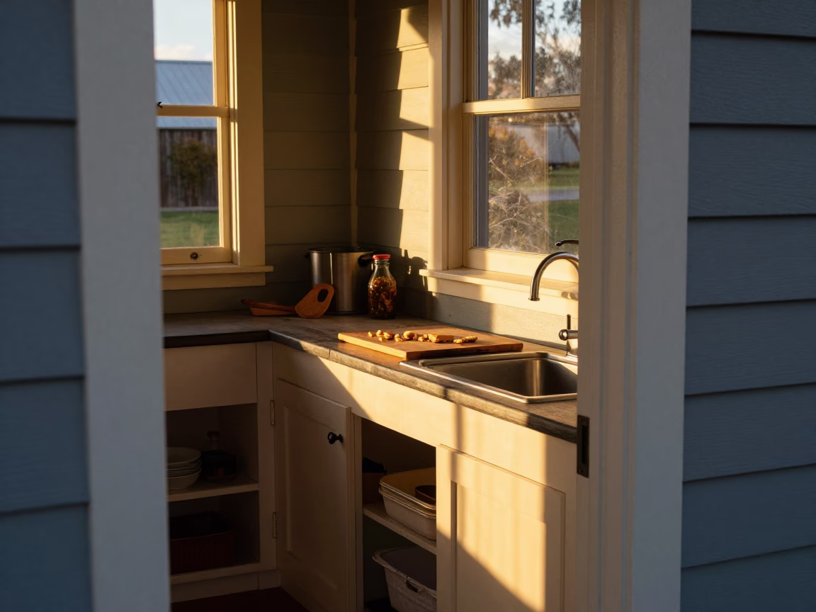 Crumbs in Hobart at Golden Hour in in Hobart, Tasmania, Australia