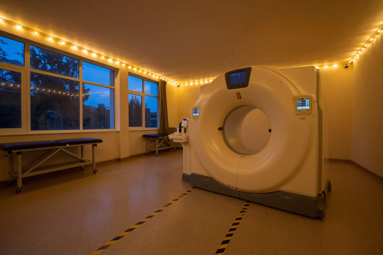 CT Scanner Night in Addis Ababa Gym in inside a rehabilitation gym near Kazanchis, Addis Ababa