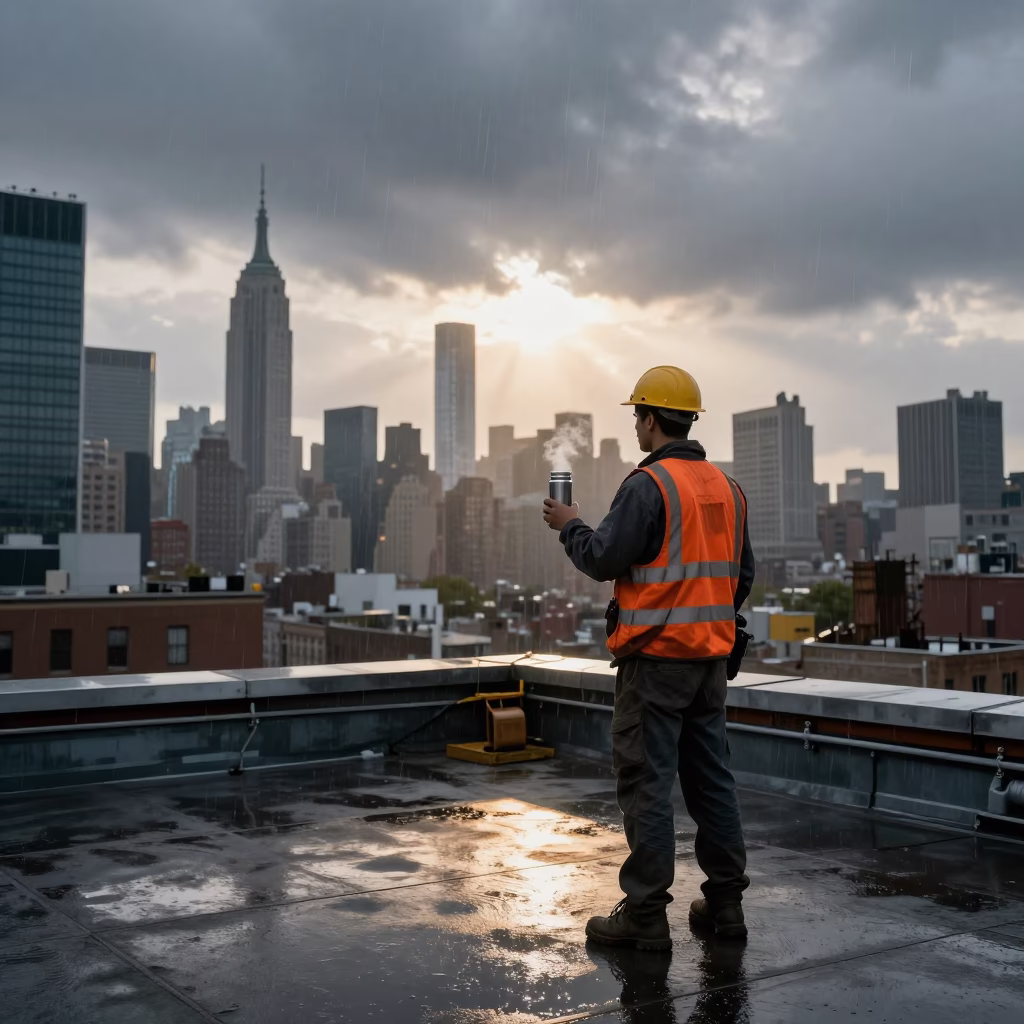 Cup in New York at First Light in in New York, New York, United States