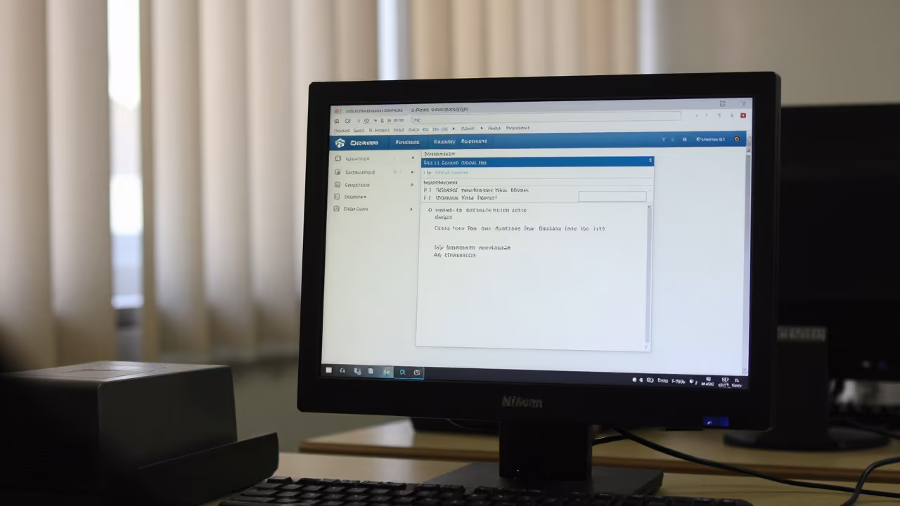 Curitiba Operations Inbox Morning Light in in an operations center under monitor glow in Curitiba