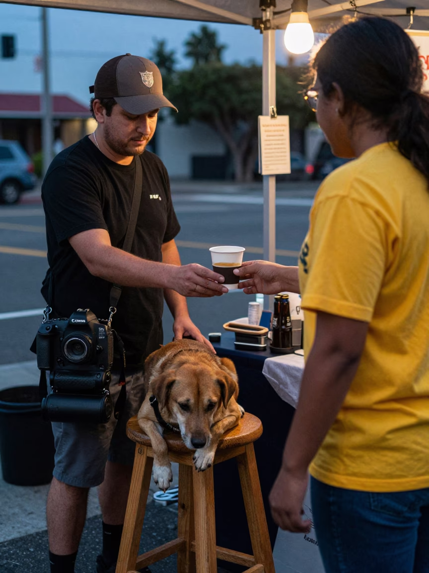 Customer in Los Angeles in in Los Angeles, California, United States