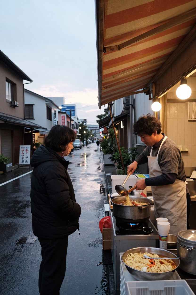 Customer in Tokyo at First Light in in Tokyo, Japan