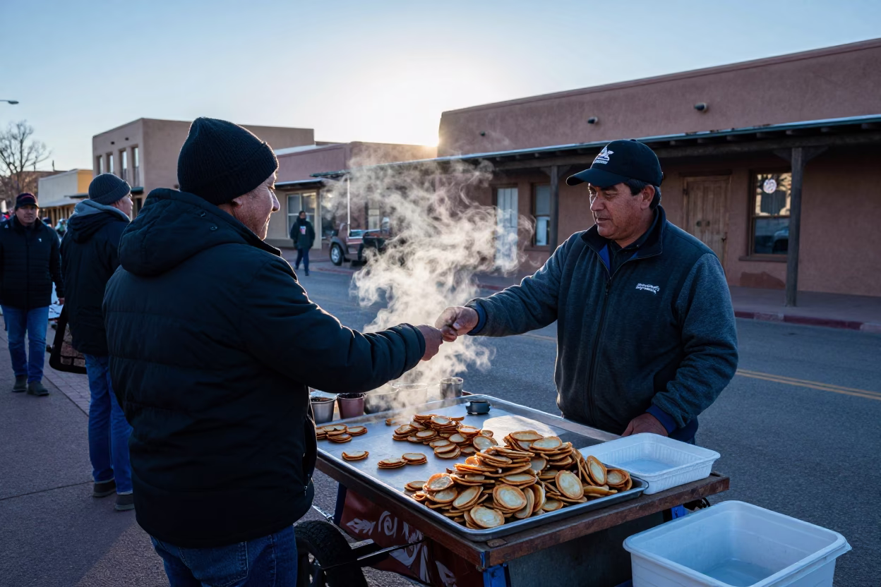 Customer Interacting in Santa Fe in in Santa Fe, New Mexico, United States