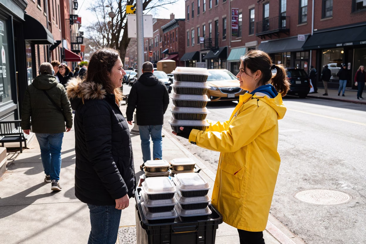 Customer Interaction in Boston in in Boston, Massachusetts, United States