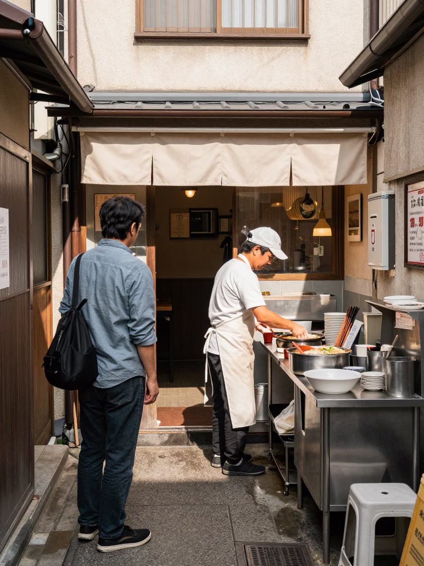 Customer Interaction in Osaka in in Osaka, Japan