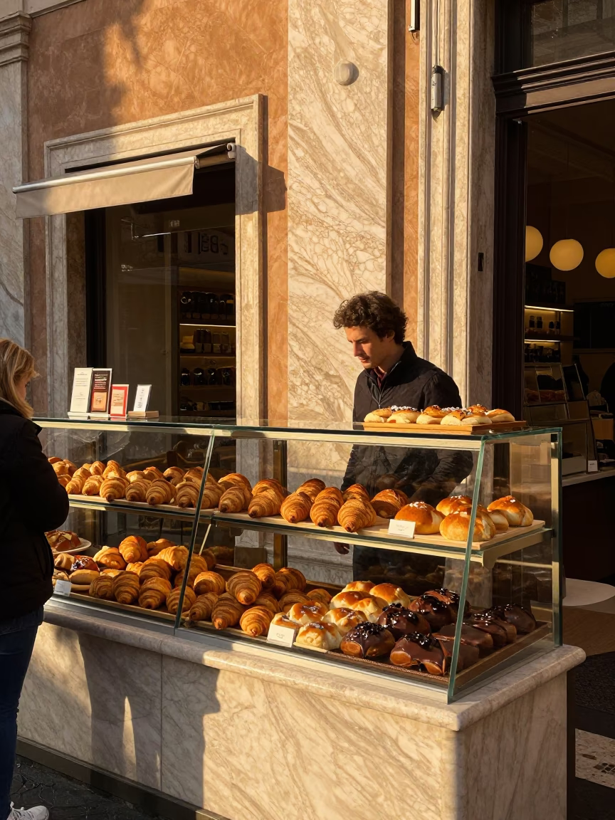 Customer Interaction in Rome in in Rome, Italy