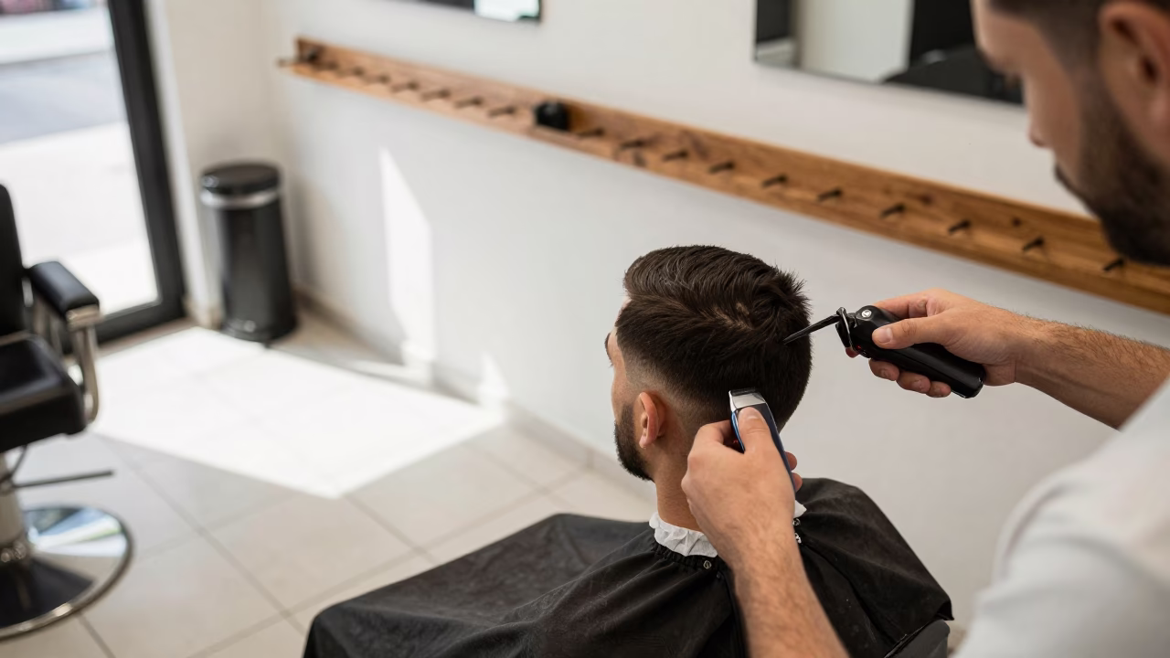 Cutting Hair in Madrid in in Madrid, Spain