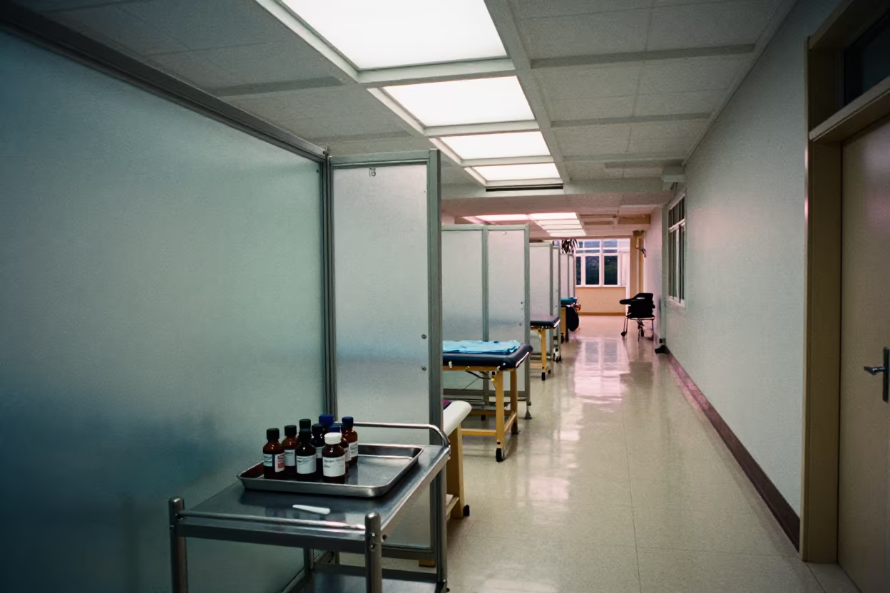 Cytology Fixative Tray in Nanning Rehab Gym Hall in inside a rehabilitation gym in Nanning