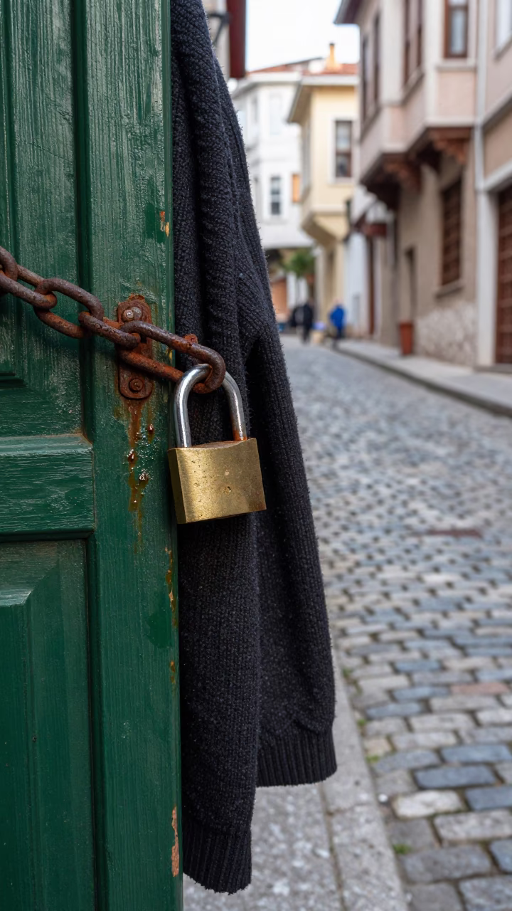 Damp Cardigan in Istanbul in in Istanbul, Turkey
