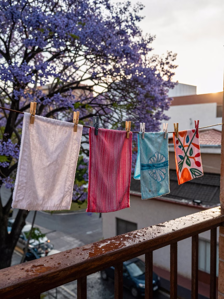 Damp Handkerchiefs in Buenos Aires in in Buenos Aires, Argentina
