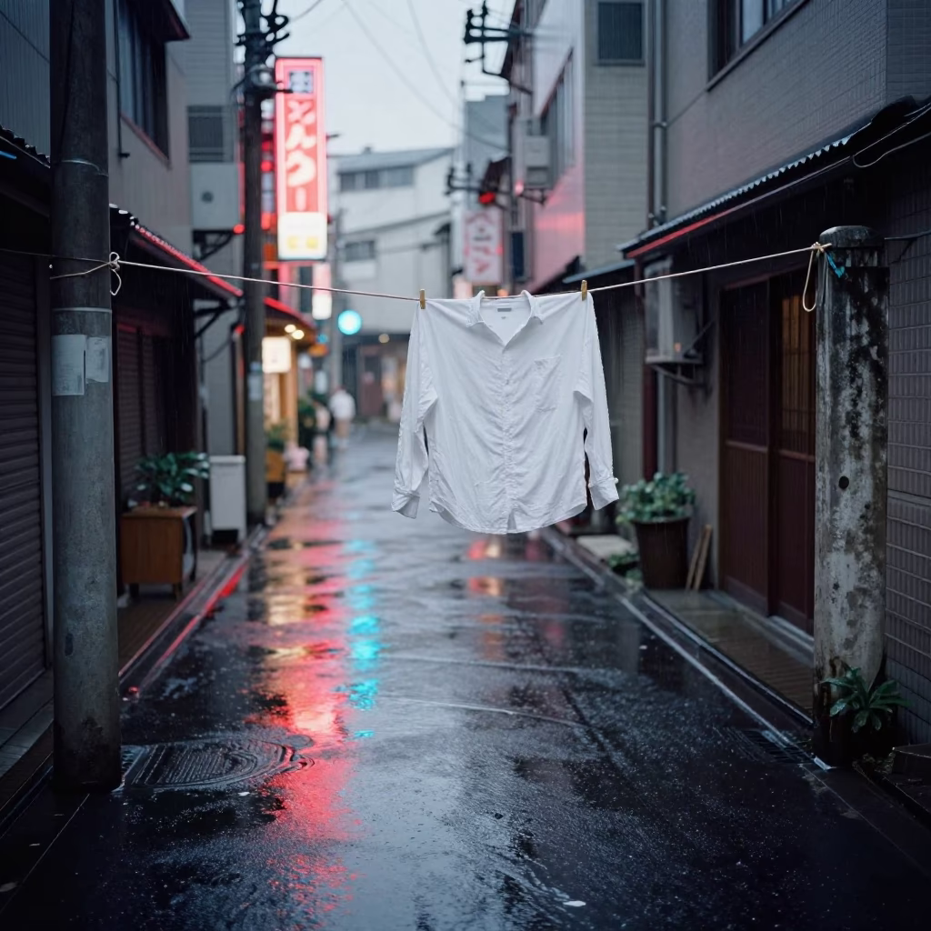 Damp Laundry in Tokyo in in Tokyo, Japan