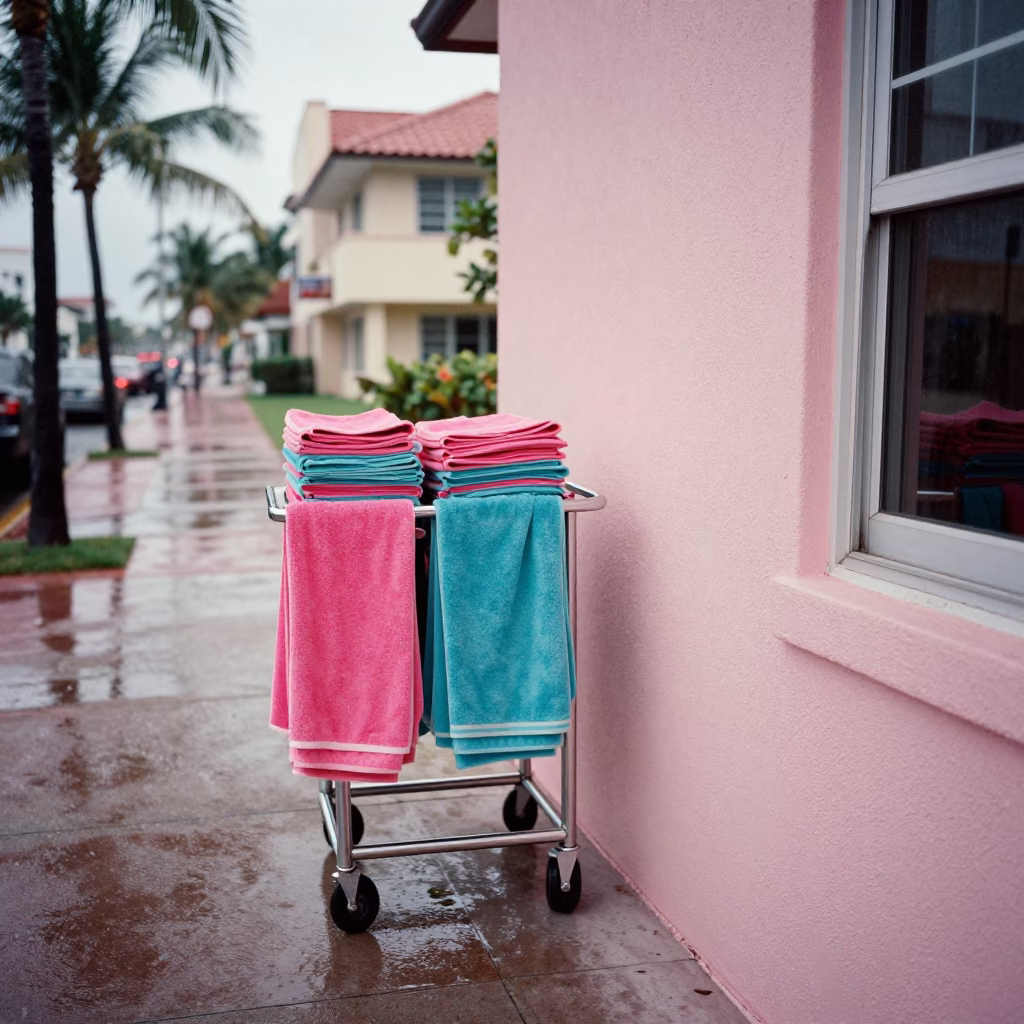 Damp Towels in Miami in in Miami, Florida, United States