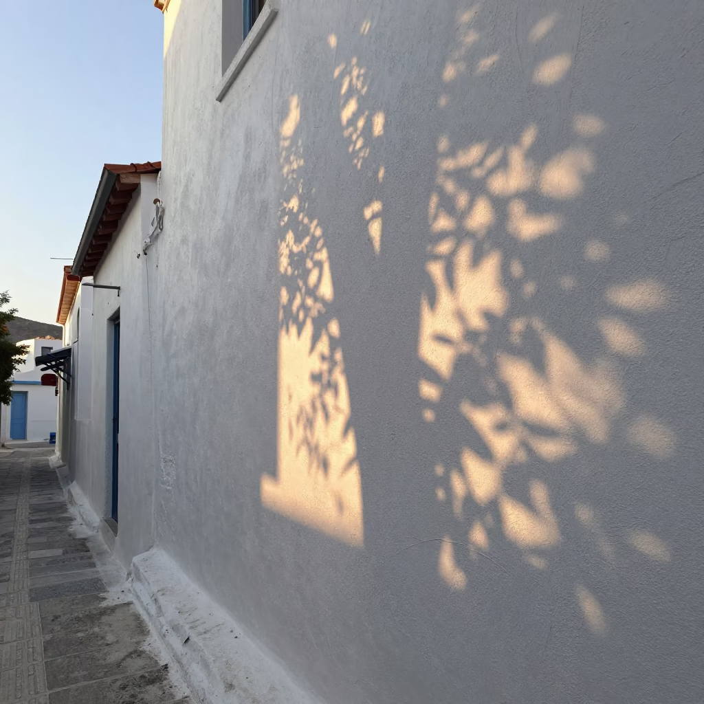Dappled Shadows in Athens in in Athens, Greece