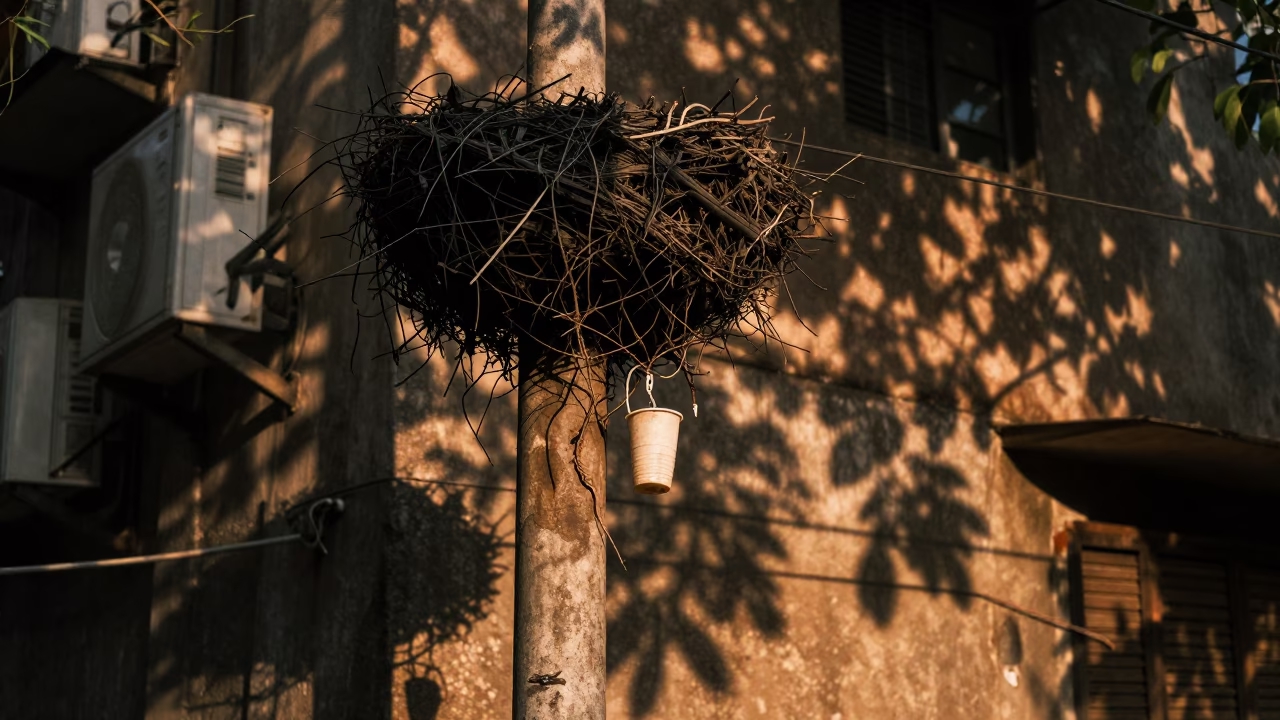 Dappled Shadows in Delhi in in Delhi, India