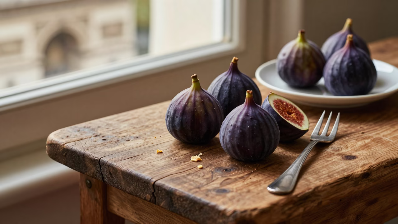 Dark Purple Figs in Paris in in Paris, France