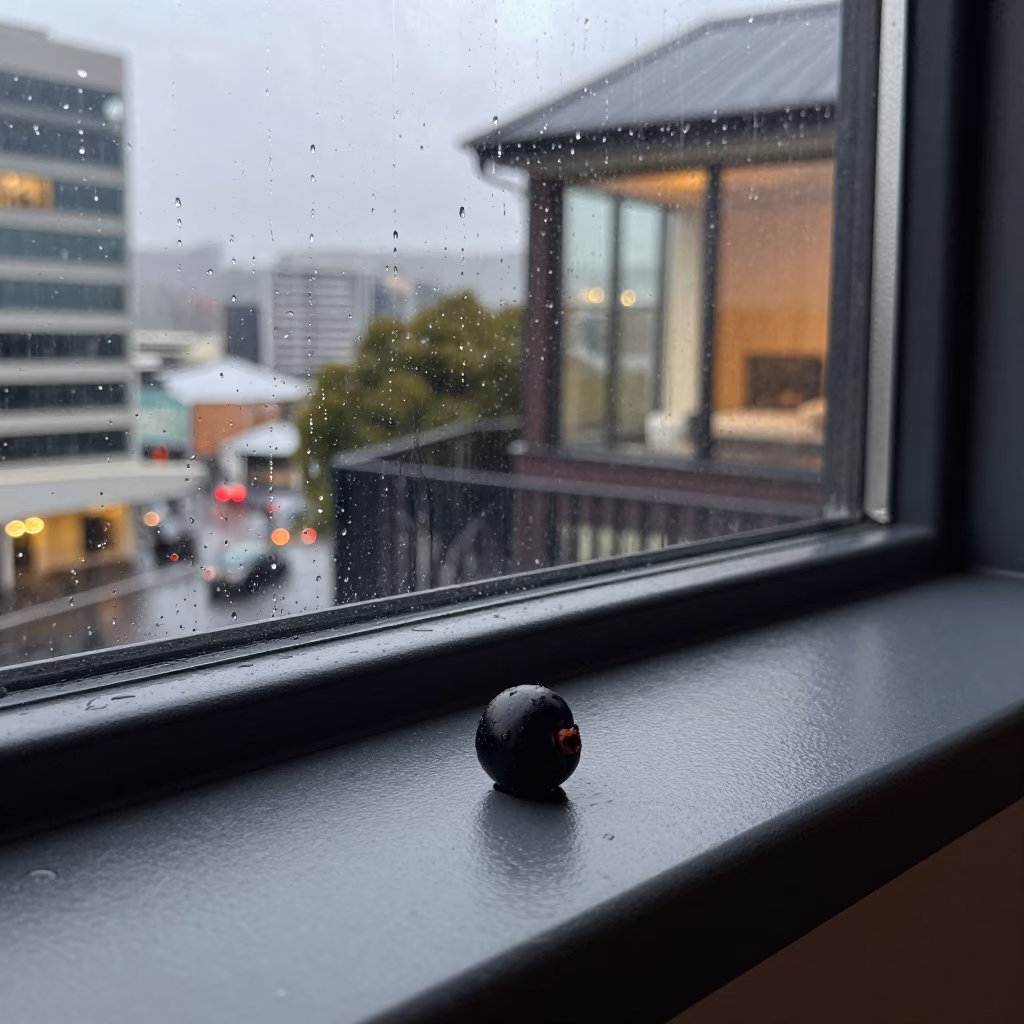 Dark Tasmanian Berry in Hobart in in Hobart, Australia