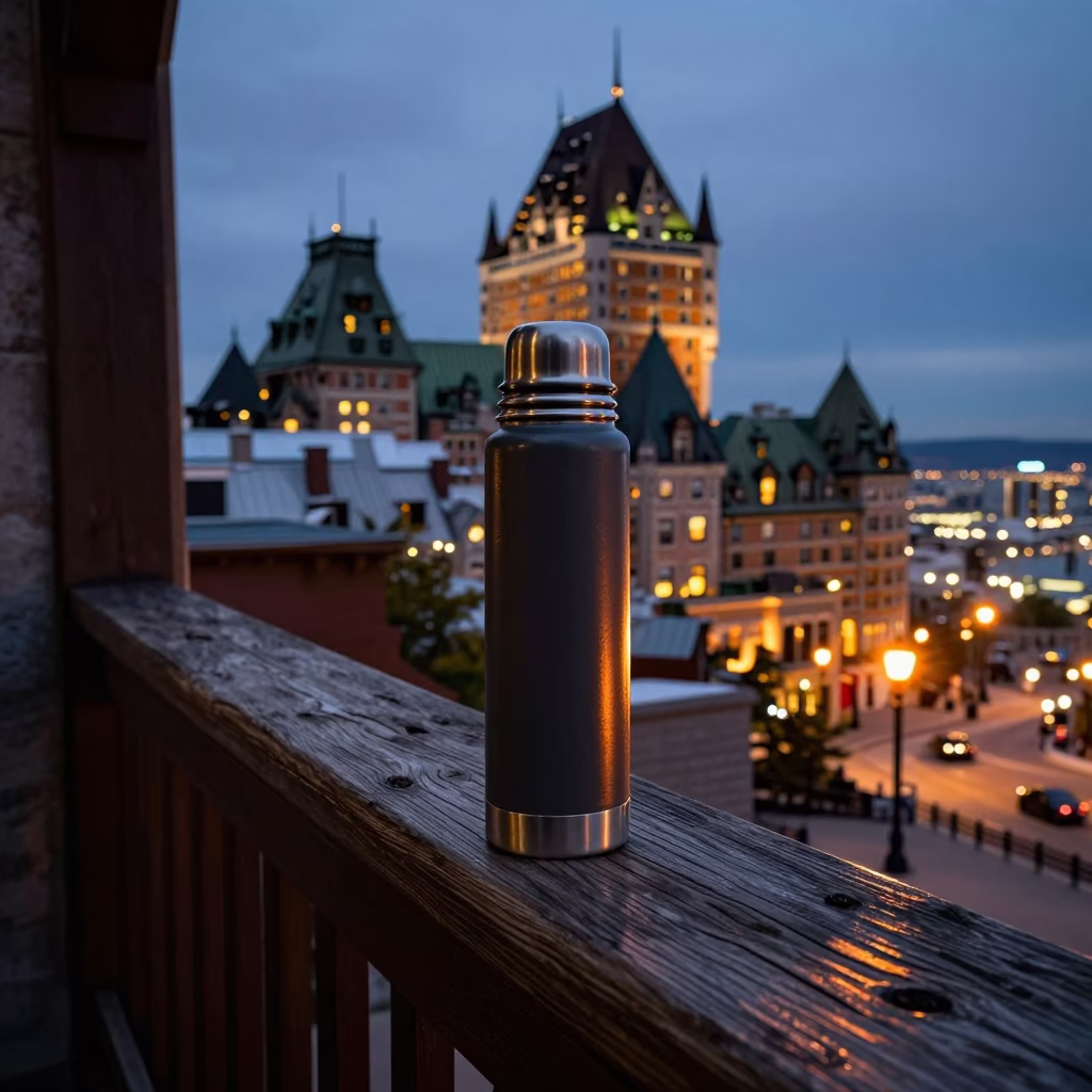 Dark Thermos in Quebec City in in Quebec City, Canada