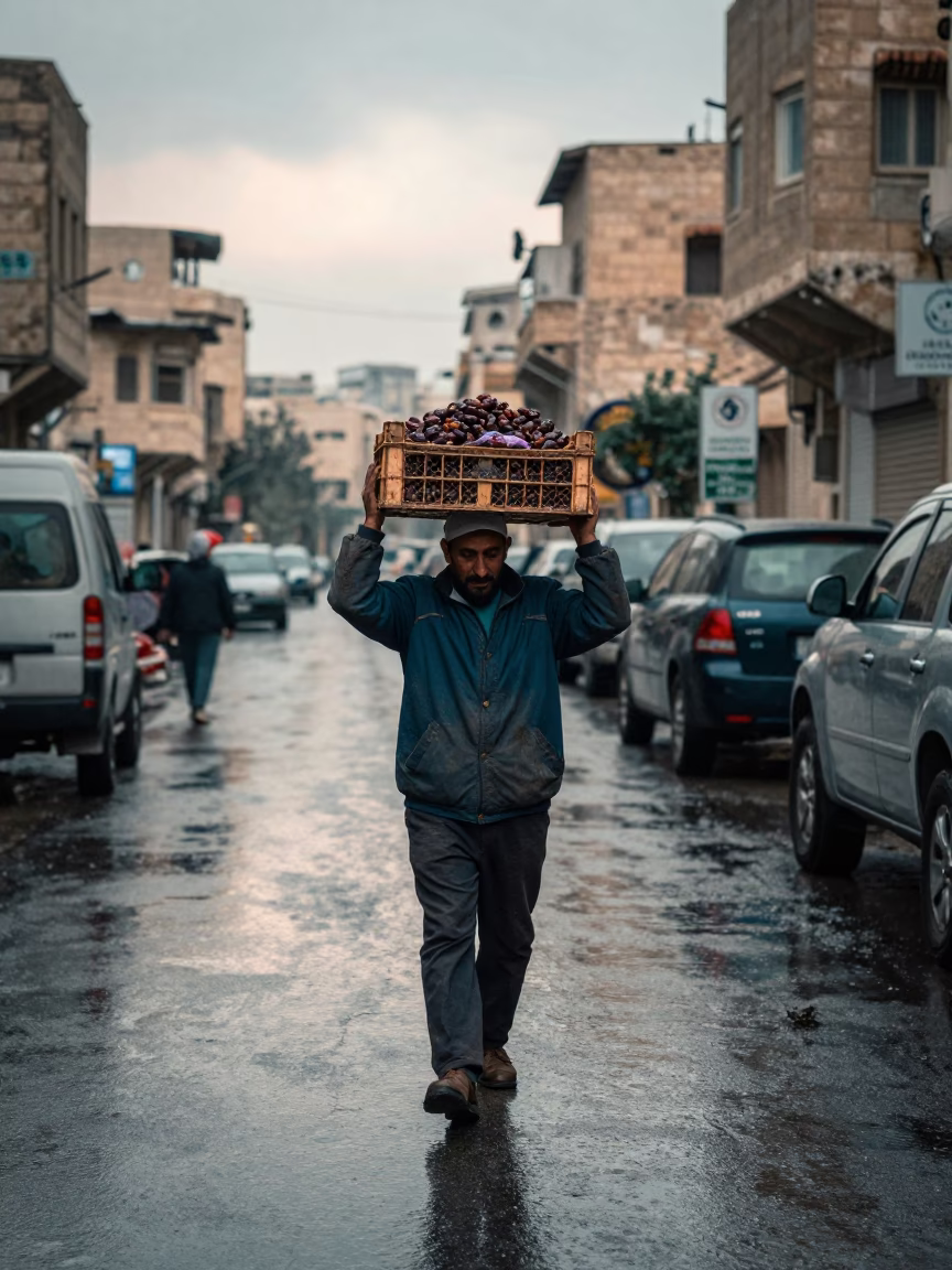 Dates in Amman at First Light in in Amman, Jordan